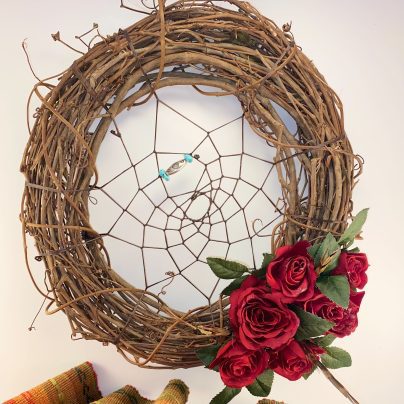 Grapevine Indoor/Outdoor Dream Catcher Wreath